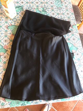 Gonna lunga nera elegante