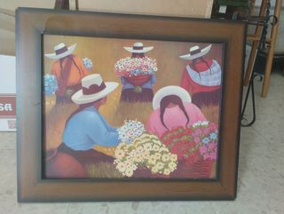 Cuadro Flores - Pintura