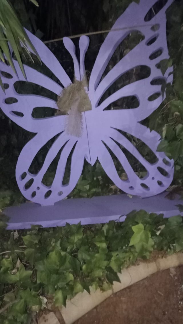 Mariposa Decorativa de corcho 