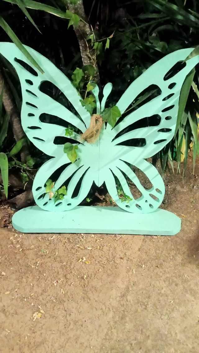 Mariposa Decorativa de corcho 