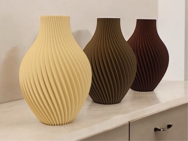 Jarrón impreso en 3D