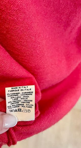 Maglia Del Mare 1911 uomo corallo lana e cachemire