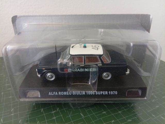 Alfa Romeo Giulia. Carabinieri. 1970. Modellino.