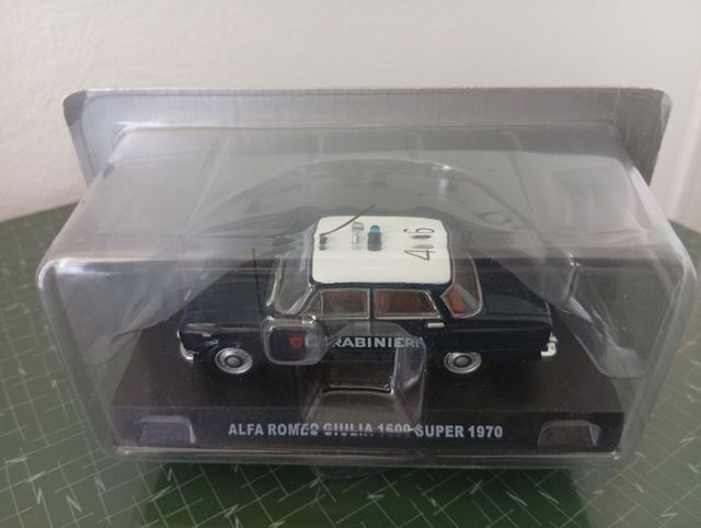 Alfa Romeo Giulia. Carabinieri. 1970. Modellino.