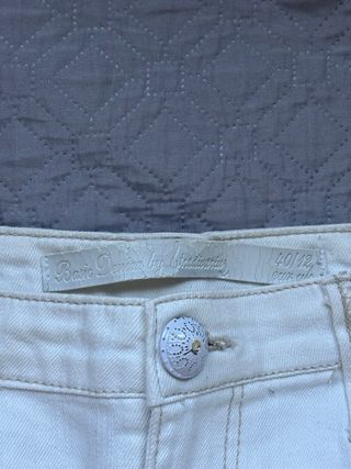 Minifalda vaquera blanca