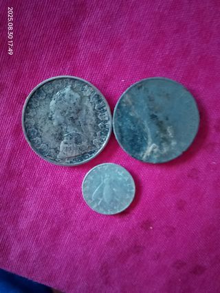 Monete italiane antiche: 500, 100 & 2 lire