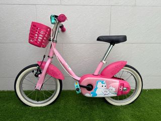 Bicicleta niña BTWIN 14" unicornio