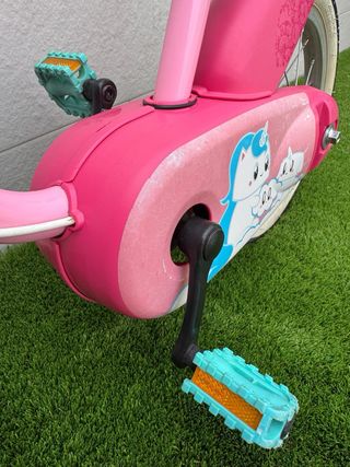 Bicicleta niña BTWIN 14" unicornio
