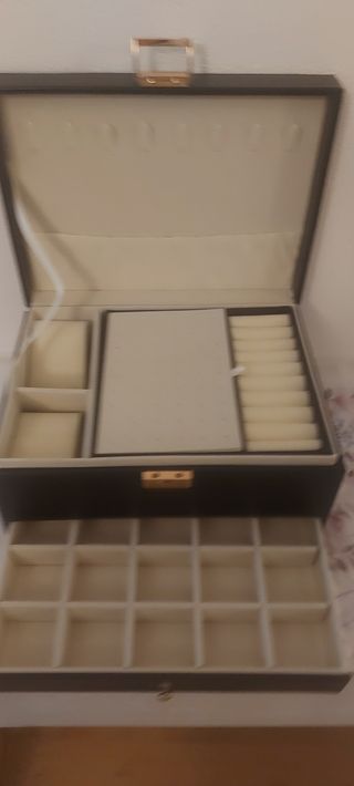 Scatola portagioie nera