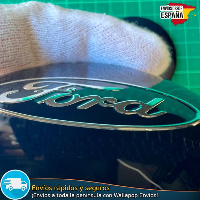 Emblema Ford 56mm Pegatina Azul Tapacubos Llantas