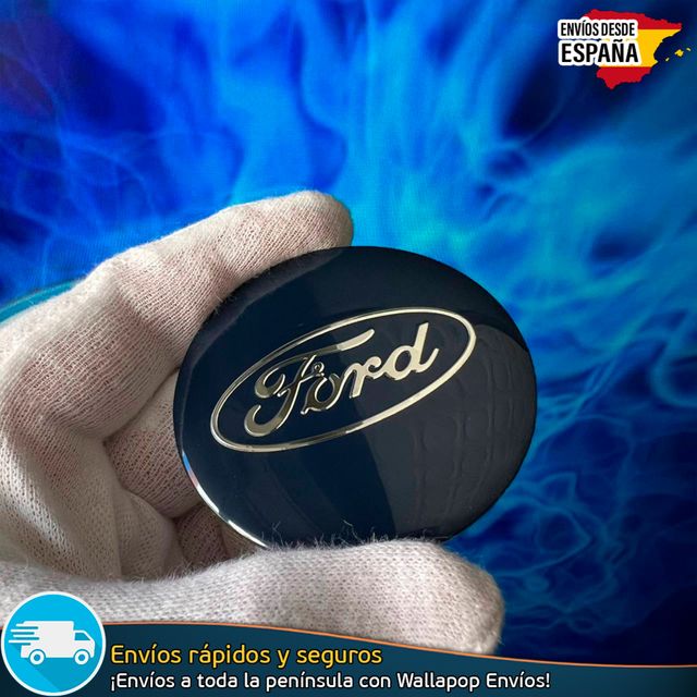 Emblema Ford 56mm Pegatina Azul Tapacubos Llantas