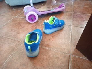 Tenis Niños KJD azul-verde