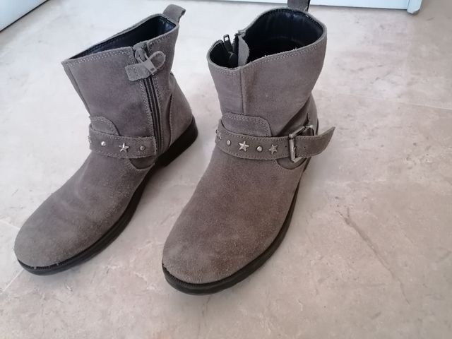 Botas niña ante marrón T-35