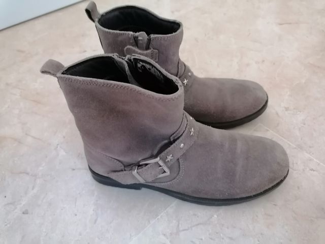 Botas niña ante marrón T-35