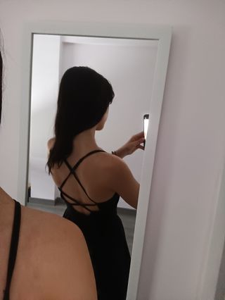 Vestido negro tirantes