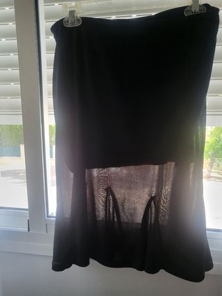 Falda negra fiesta