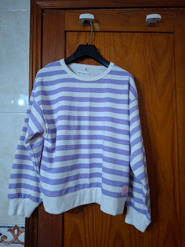 Sudadera blanca Cleveland Ohio talla S