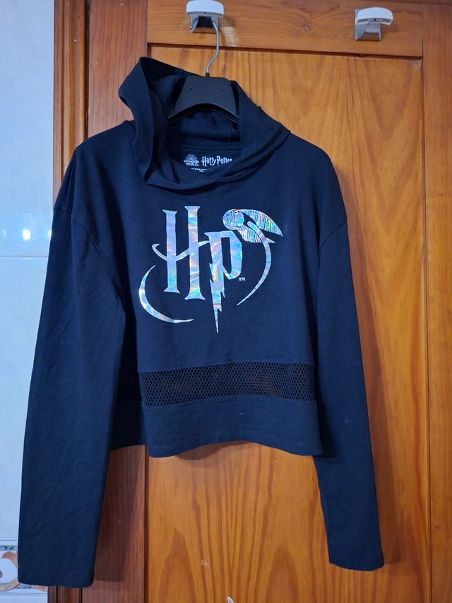 Sudadera blanca Cleveland Ohio talla S