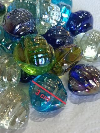 Conchiglie di vetro decorative