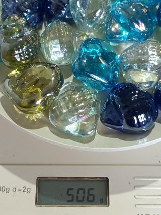 Conchiglie di vetro decorative