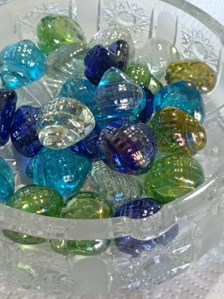 Conchiglie di vetro decorative