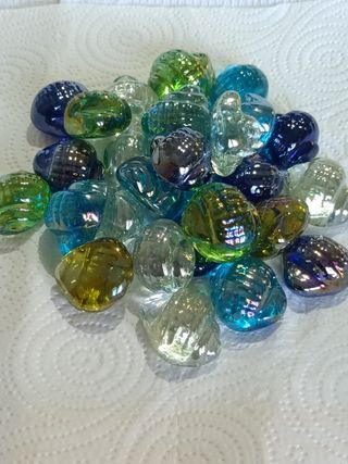 Conchiglie di vetro decorative