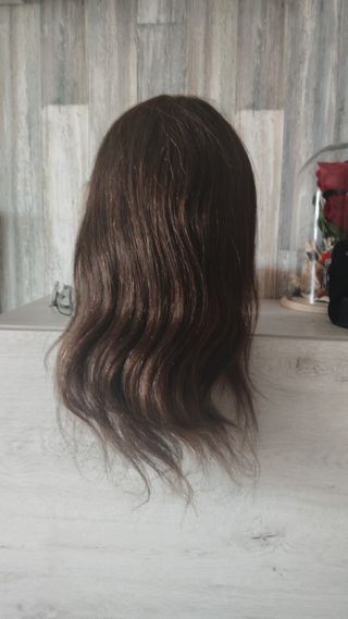 Maniquí cabeza cabello natural largo