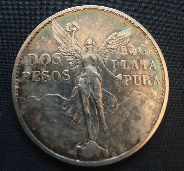 2 Pesos México Centenario Plata