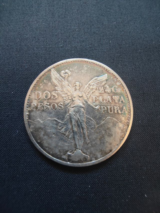 2 Pesos México Centenario Plata