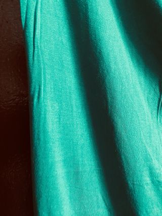 Vestido TALLA ÚNICA verde ancho T.b.n.