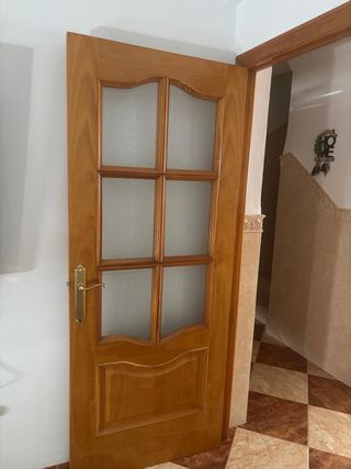 dos 2 Puerta interior madera cristal