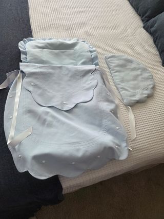 Saco bebé+colcha+almohada