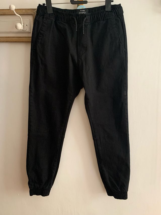 Pantalón Bershka Negro Talla S