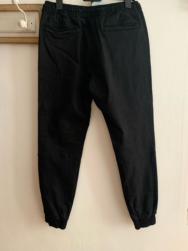 Pantalón Bershka Negro Talla S