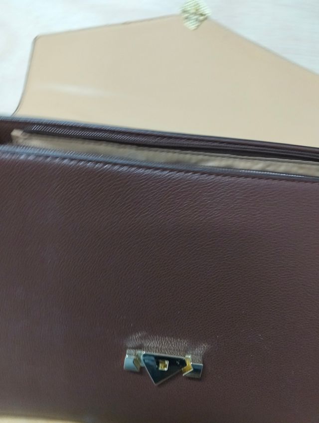 Bolso 2 tonos beige-marrón 