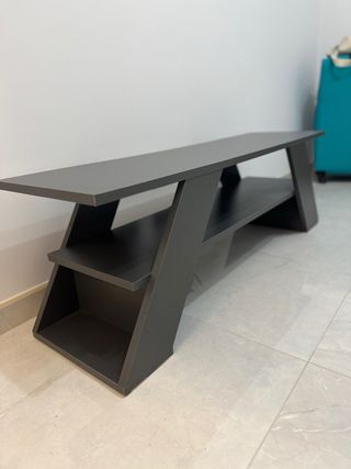 Mobile TV grigio - legno