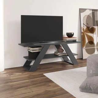 Mobile TV grigio - legno