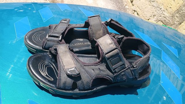 Sandali uomo neri n. 42 - Z-APPY