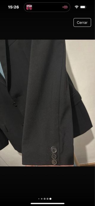 Americana Hugo Boss negra