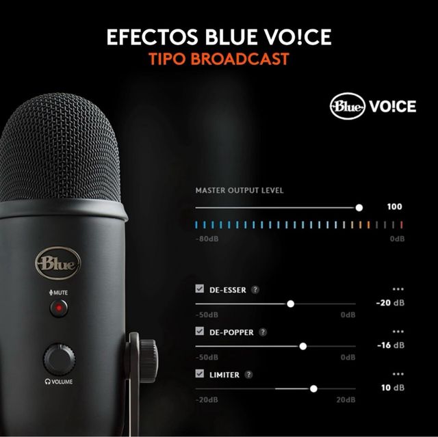 Micrófono Blue Yeti Blackout
