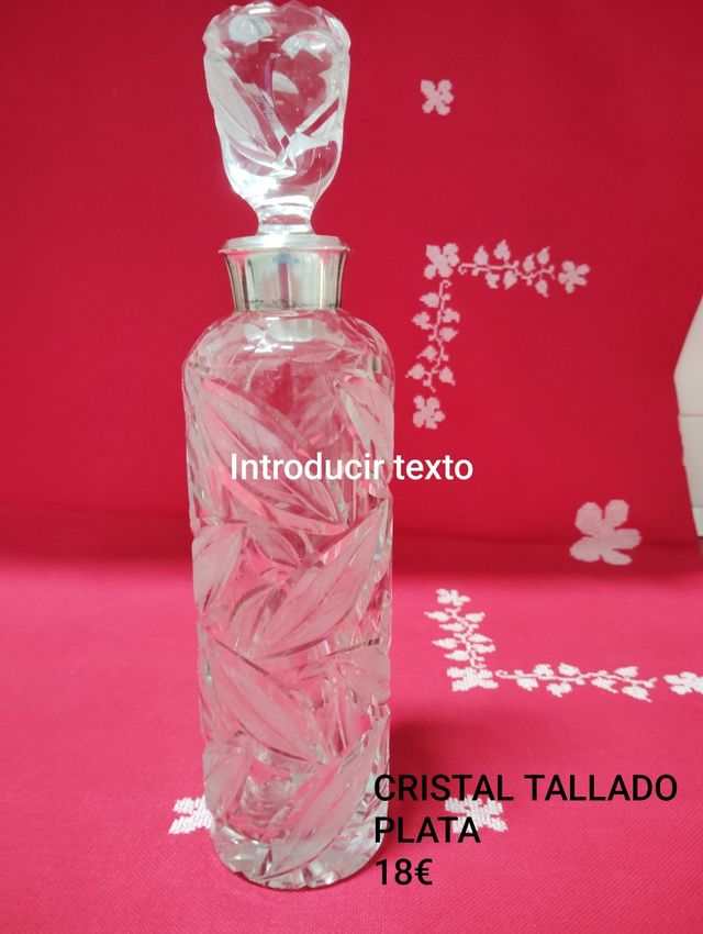 Botellas cristal diseño original