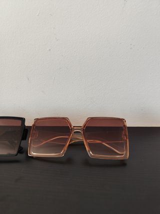 Gafas sol cuadradas - 2 pares