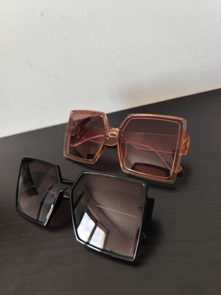 Gafas sol cuadradas - 2 pares