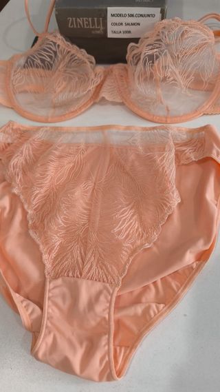Conjunto lencería alta corsetería 90-100B