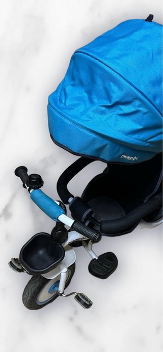 Triciclo Fascol Plegable Azul