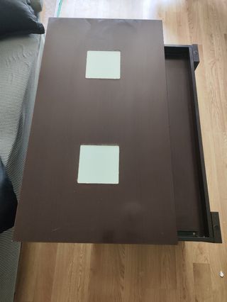 Mesa centro madera marrón