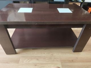 Mesa centro madera marrón