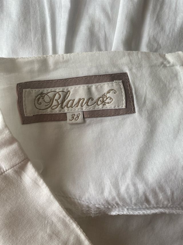 Falda Blanco blanca, talla M