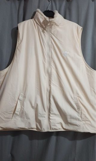 Chaleco Adidas Teddy Beige Reversible