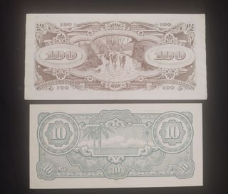 Billetes Malasia WWII x 8 Ocupacion Japonesa